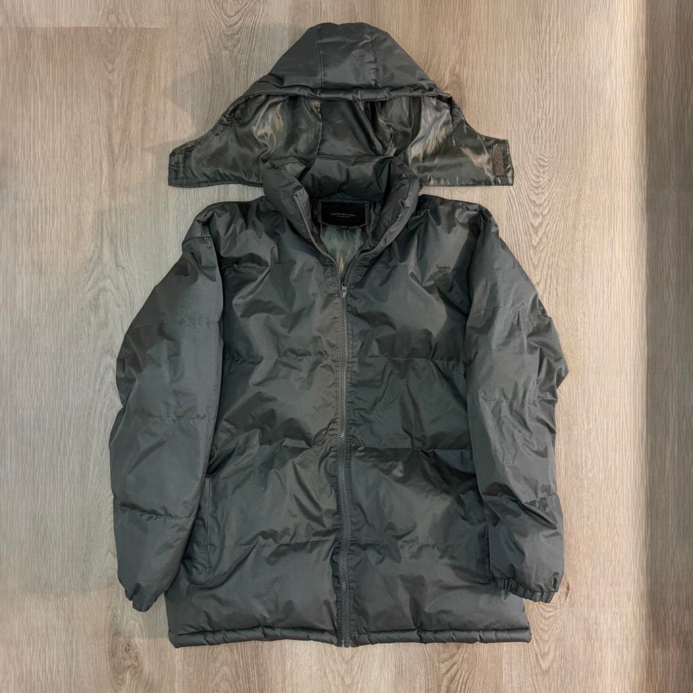 Marc New York by Andrew Marc‎ Charcoal Puffer Jacket Size M